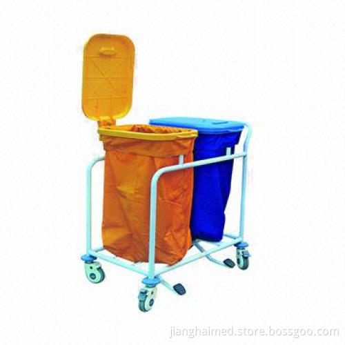Hospital Waste Trolley, Made of ABS Plastic